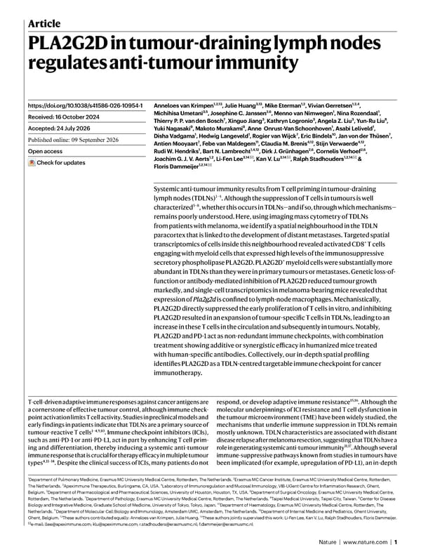 NATURE Paper - Published 9.9.26 - Apeximmune - Page 1